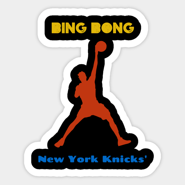 Bing Bong New York Knicks Spoof Sticker by serjbondjazz